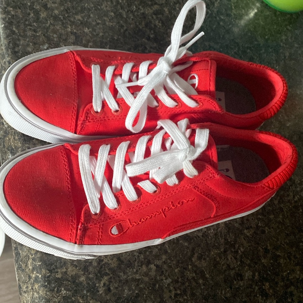 Red Champion women’s shoes